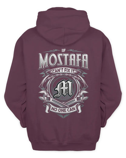 MOSTAFA AP81-K4-626 - Personalized Ahmed Quote Apparel “If Ahmed Can't Fix It, No One Can” - Unisex Hoodie - Maroon