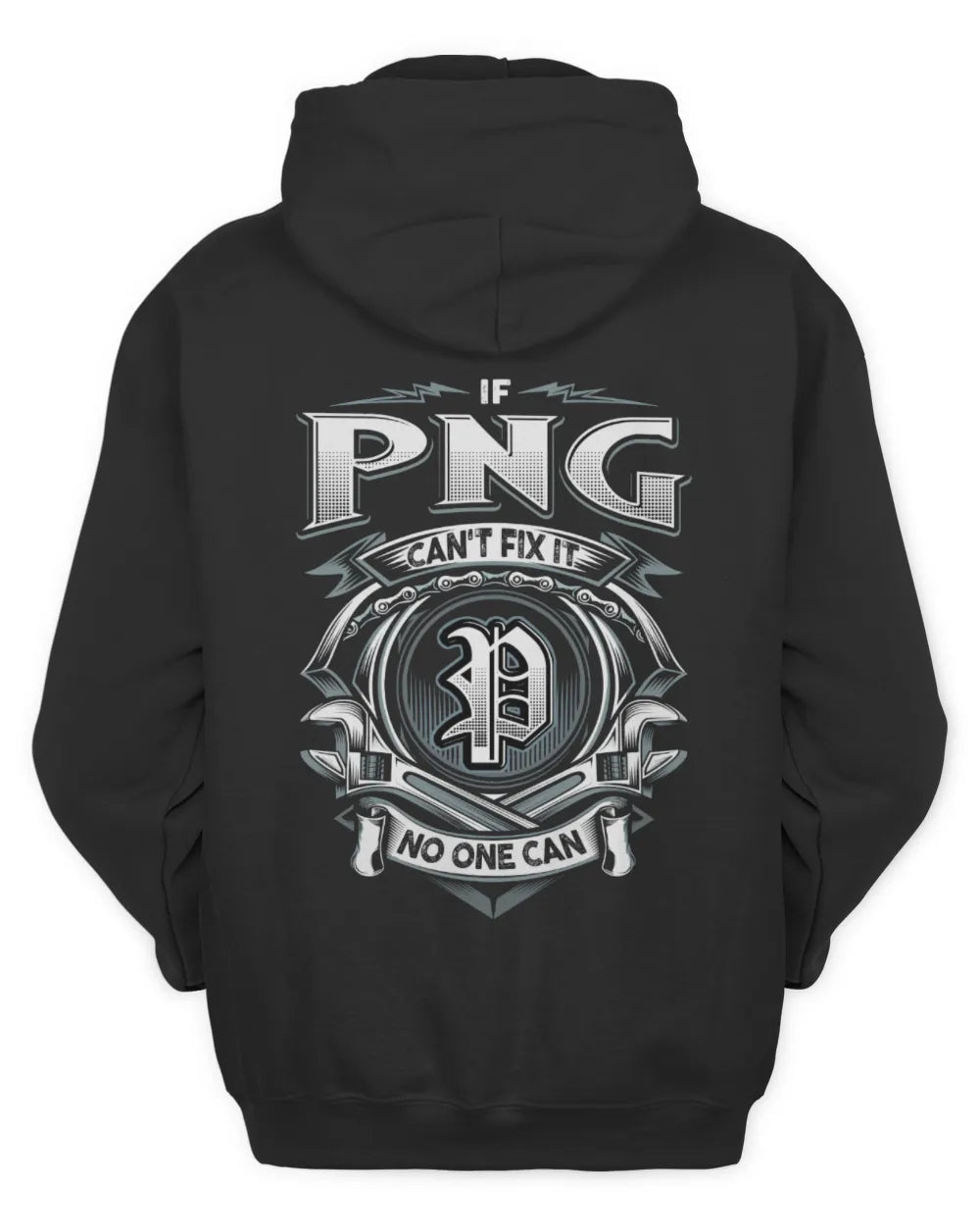 PNG AP81-K4-626 - Personalized Ahmed Quote Apparel “If Ahmed Can't Fix It, No One Can” - Unisex Hoodie - Black