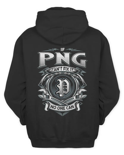 PNG AP81-K4-626 - Personalized Ahmed Quote Apparel “If Ahmed Can't Fix It, No One Can” - Unisex Hoodie - Black