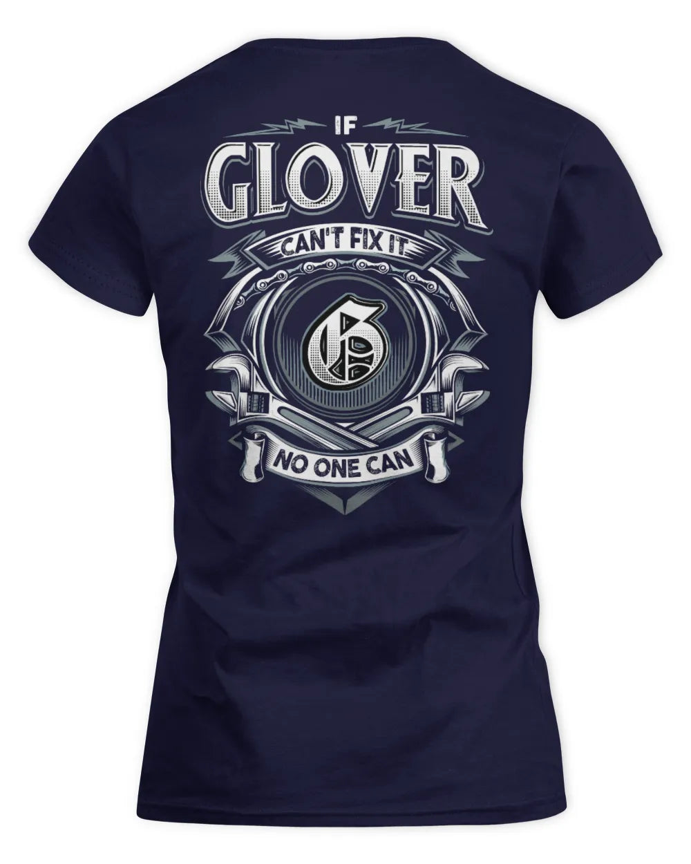 GLOVER AP81-K4-626 - Personalized Ahmed Quote Apparel “If Ahmed Can't Fix It, No One Can” - Women's Standard T-Shirt - Navy