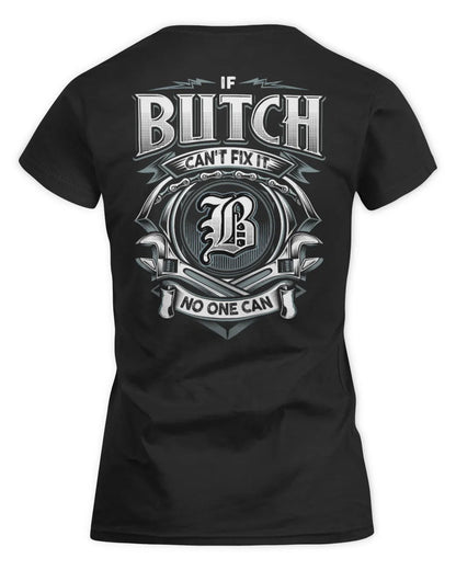 BUTCH AP81-K4-626 - Personalized Ahmed Quote Apparel “If Ahmed Can't Fix It, No One Can” - Women's Standard T-Shirt - Black