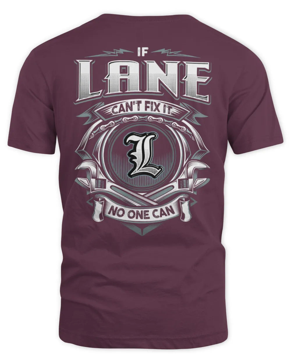 LANE AP81-K4-626 - Personalized Ahmed Quote Apparel “If Ahmed Can't Fix It, No One Can” - Unisex Standard T-Shirt - Maroon
