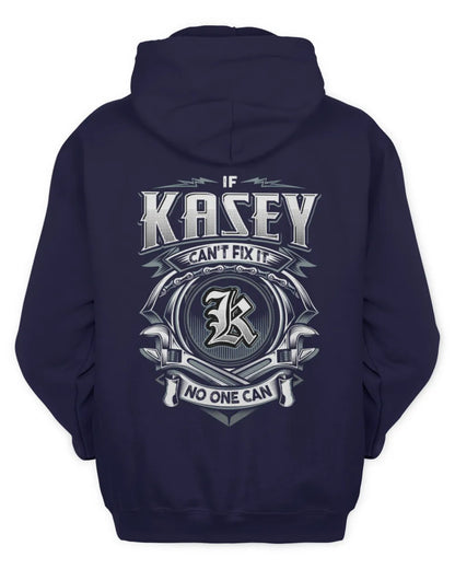 KASEY AP81-K4-626 - Personalized Ahmed Quote Apparel “If Ahmed Can't Fix It, No One Can” - Unisex Hoodie - Navy