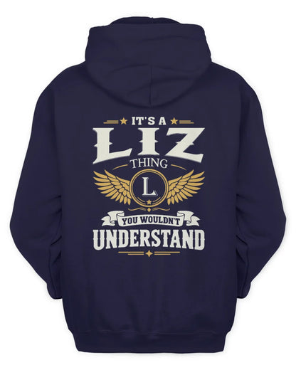 LIZ KT06-M008 It’s a [NAME] Thing – You Wouldn’t Understand | Personalized Vintage T-Shirt - Unisex Hoodie - Navy
