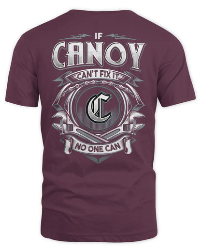 CANOY AP81-K4-626 - Personalized Ahmed Quote Apparel “If Ahmed Can't Fix It, No One Can” - Unisex Standard T-Shirt - Maroon