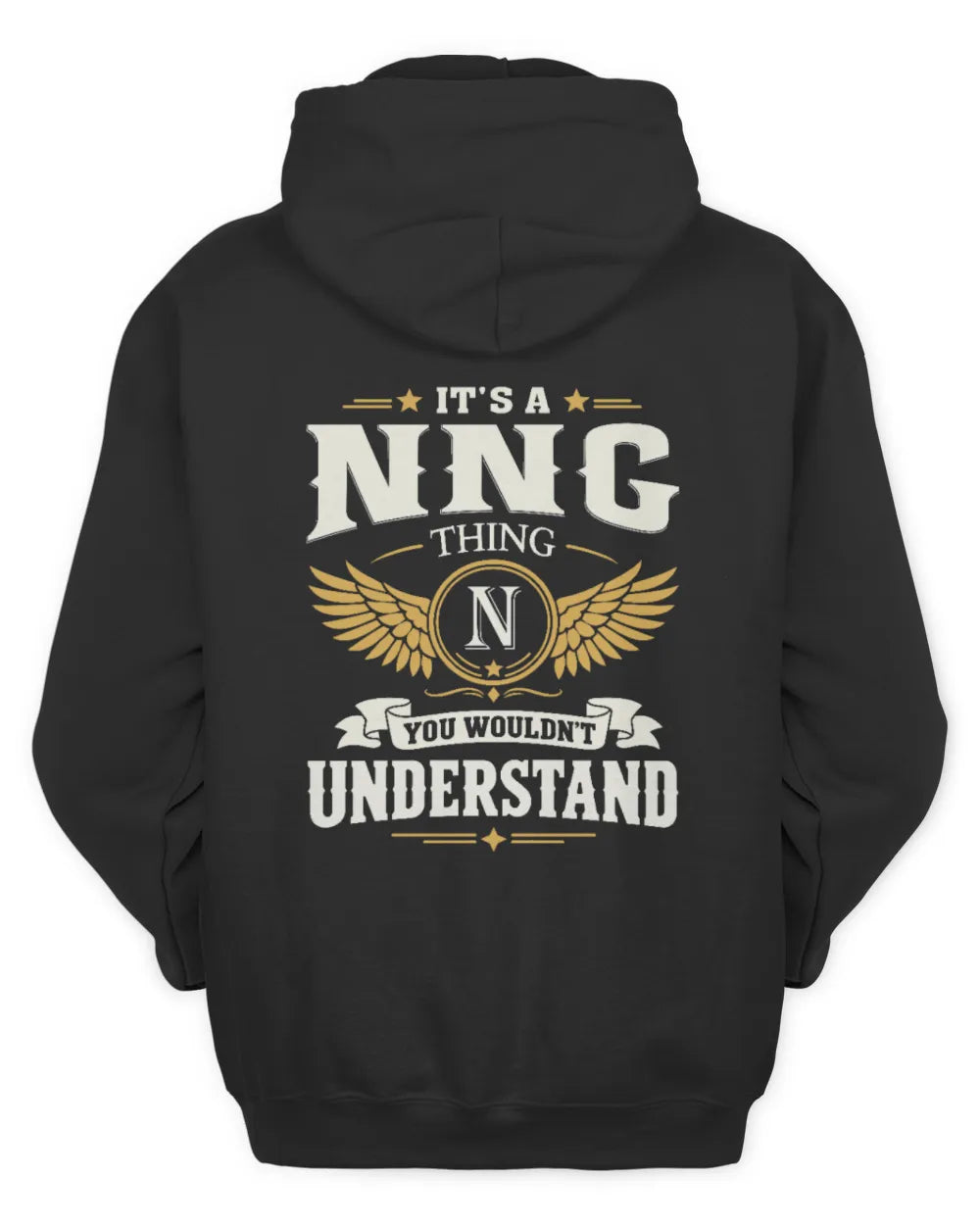 NNG KT06-M008 It’s a [NAME] Thing – You Wouldn’t Understand | Personalized Vintage T-Shirt - Unisex Hoodie - Black
