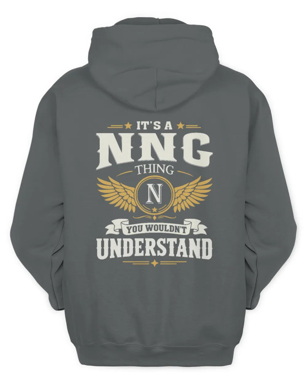 NNG KT06-M008 It’s a [NAME] Thing – You Wouldn’t Understand | Personalized Vintage T-Shirt - Unisex Hoodie - Charcoal