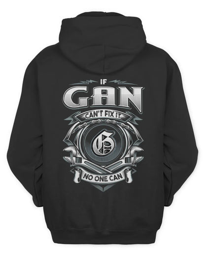 GAN AP81-K4-626 - Personalized Ahmed Quote Apparel “If Ahmed Can't Fix It, No One Can” - Unisex Hoodie - Black