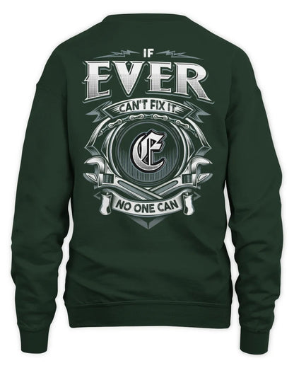 EVER AP81-K4-626 - Personalized Ahmed Quote Apparel “If Ahmed Can't Fix It, No One Can” - Unisex Sweatshirt - Forest Green