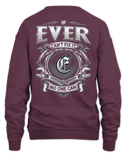 EVER AP81-K4-626 - Personalized Ahmed Quote Apparel “If Ahmed Can't Fix It, No One Can” - Unisex Sweatshirt - Maroon