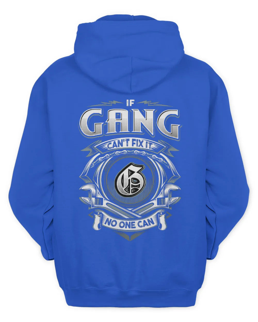 GANG AP81-K4-626 - Personalized Ahmed Quote Apparel “If Ahmed Can't Fix It, No One Can” - Unisex Hoodie - Royal
