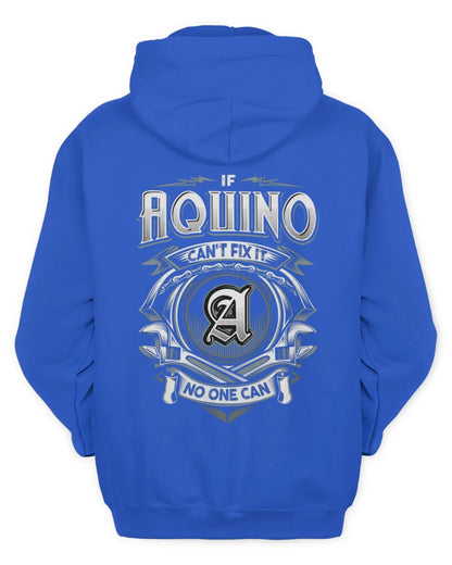 AQUINO AP81-K4-626 - Personalized Ahmed Quote Apparel “If Ahmed Can't Fix It, No One Can” - Unisex Hoodie - Royal
