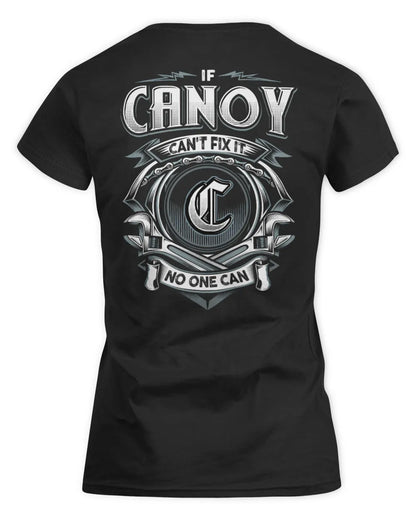 CANOY AP81-K4-626 - Personalized Ahmed Quote Apparel “If Ahmed Can't Fix It, No One Can” - Women's Standard T-Shirt - Black