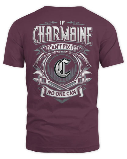 CHARMAINE AP81-K4-626 - Personalized Ahmed Quote Apparel “If Ahmed Can't Fix It, No One Can” - Unisex Standard T-Shirt - Maroon