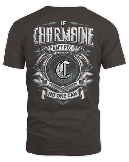 CHARMAINE AP81-K4-626 - Personalized Ahmed Quote Apparel “If Ahmed Can't Fix It, No One Can” - Unisex Standard T-Shirt - Dark Chocolate