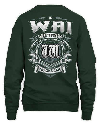 WAI AP81-K4-626 - Personalized Ahmed Quote Apparel “If Ahmed Can't Fix It, No One Can” - Unisex Sweatshirt - Forest Green