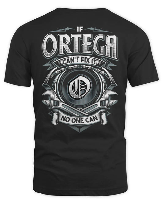 ORTEGA AP81-K4-626 - Personalized Ahmed Quote Apparel “If Ahmed Can't Fix It, No One Can” - Unisex Standard T-Shirt - Black