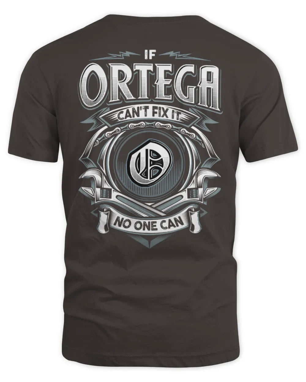 ORTEGA AP81-K4-626 - Personalized Ahmed Quote Apparel “If Ahmed Can't Fix It, No One Can” - Unisex Standard T-Shirt - Dark Chocolate