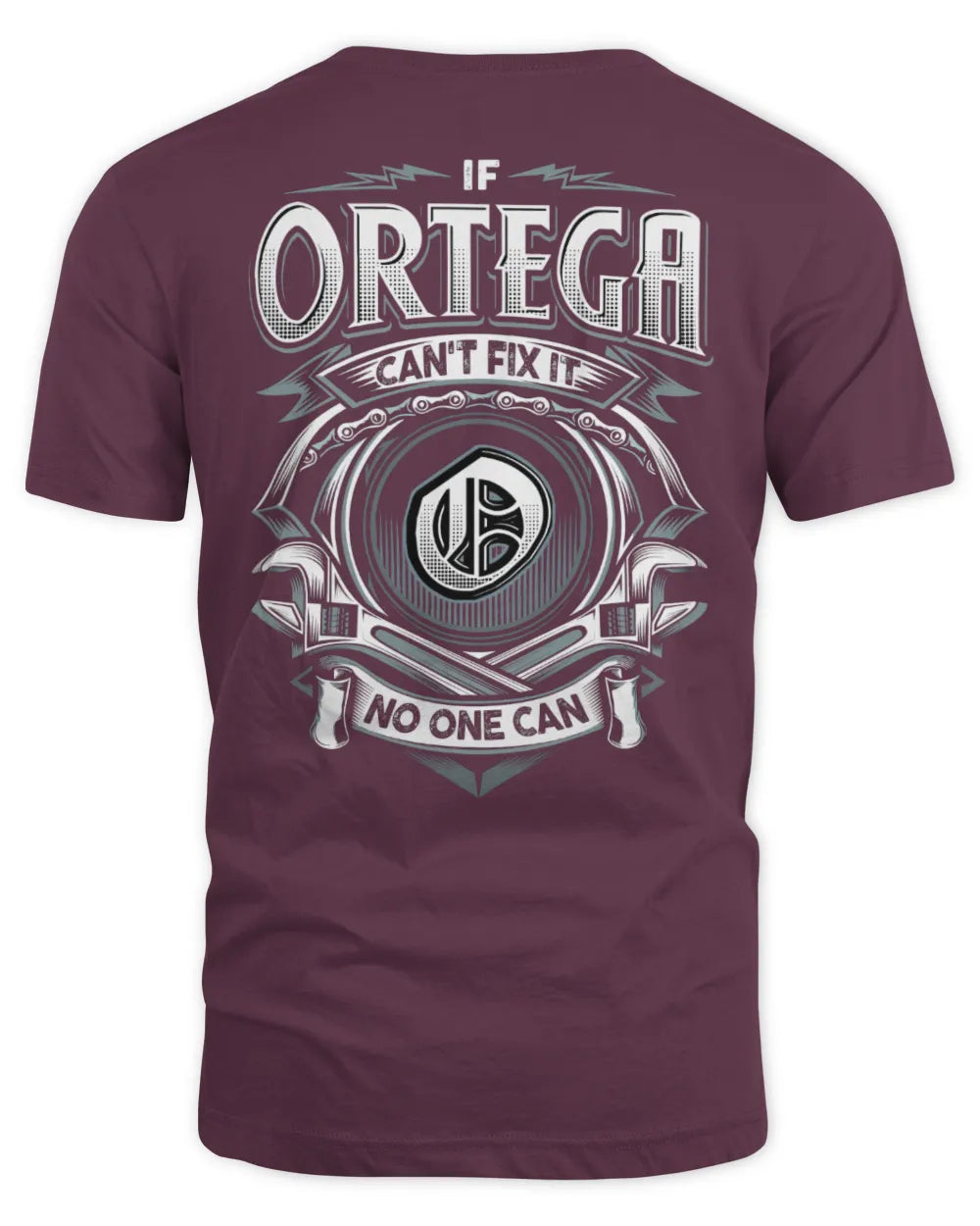 ORTEGA AP81-K4-626 - Personalized Ahmed Quote Apparel “If Ahmed Can't Fix It, No One Can” - Unisex Standard T-Shirt - Maroon