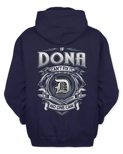 DONA AP81-K4-626 - Personalized Ahmed Quote Apparel “If Ahmed Can't Fix It, No One Can” - Unisex Hoodie - Navy