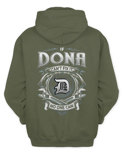 DONA AP81-K4-626 - Personalized Ahmed Quote Apparel “If Ahmed Can't Fix It, No One Can” - Unisex Hoodie - Military Green