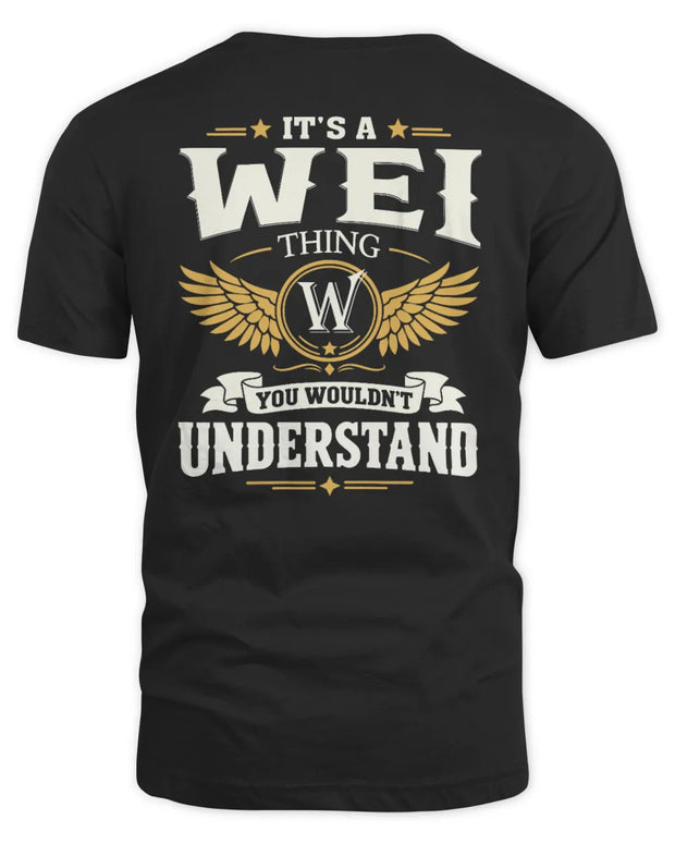 WEI KT06-M008 It’s a [NAME] Thing – You Wouldn’t Understand | Personalized Vintage T-Shirt