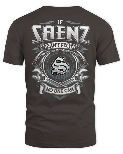 SAENZ AP81-K4-626 - Personalized Ahmed Quote Apparel “If Ahmed Can't Fix It, No One Can” - Unisex Standard T-Shirt - Dark Chocolate