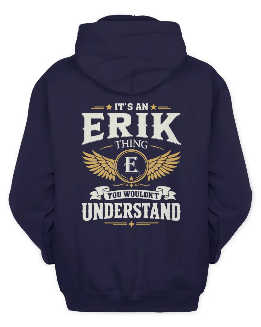 ERIK KT06-M008 It’s a [NAME] Thing – You Wouldn’t Understand | Personalized Vintage T-Shirt - Unisex Hoodie - Navy