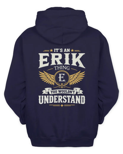 ERIK KT06-M008 It’s a [NAME] Thing – You Wouldn’t Understand | Personalized Vintage T-Shirt - Unisex Hoodie - Navy