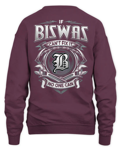 BISWAS AP81-K4-626 - Personalized Ahmed Quote Apparel “If Ahmed Can't Fix It, No One Can” - Unisex Sweatshirt - Maroon