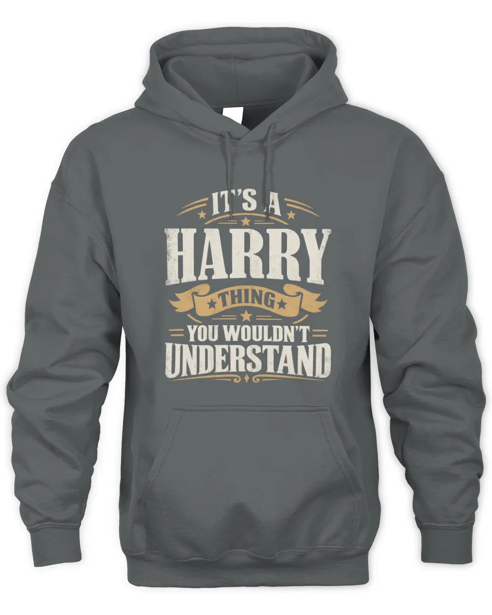 HARRY P08 TH51 - Personalized “It’s a/an [NAME] Thing – You Wouldn’t Understand” Shirt - Unisex Hoodie - Charcoal