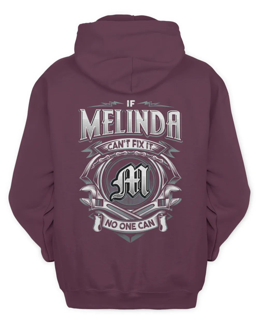 MELINDA AP81-K4-626 - Personalized Ahmed Quote Apparel “If Ahmed Can't Fix It, No One Can” - Unisex Hoodie - Maroon