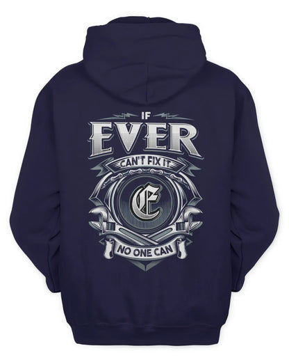 EVER AP81-K4-626 - Personalized Ahmed Quote Apparel “If Ahmed Can't Fix It, No One Can” - Unisex Hoodie - Navy