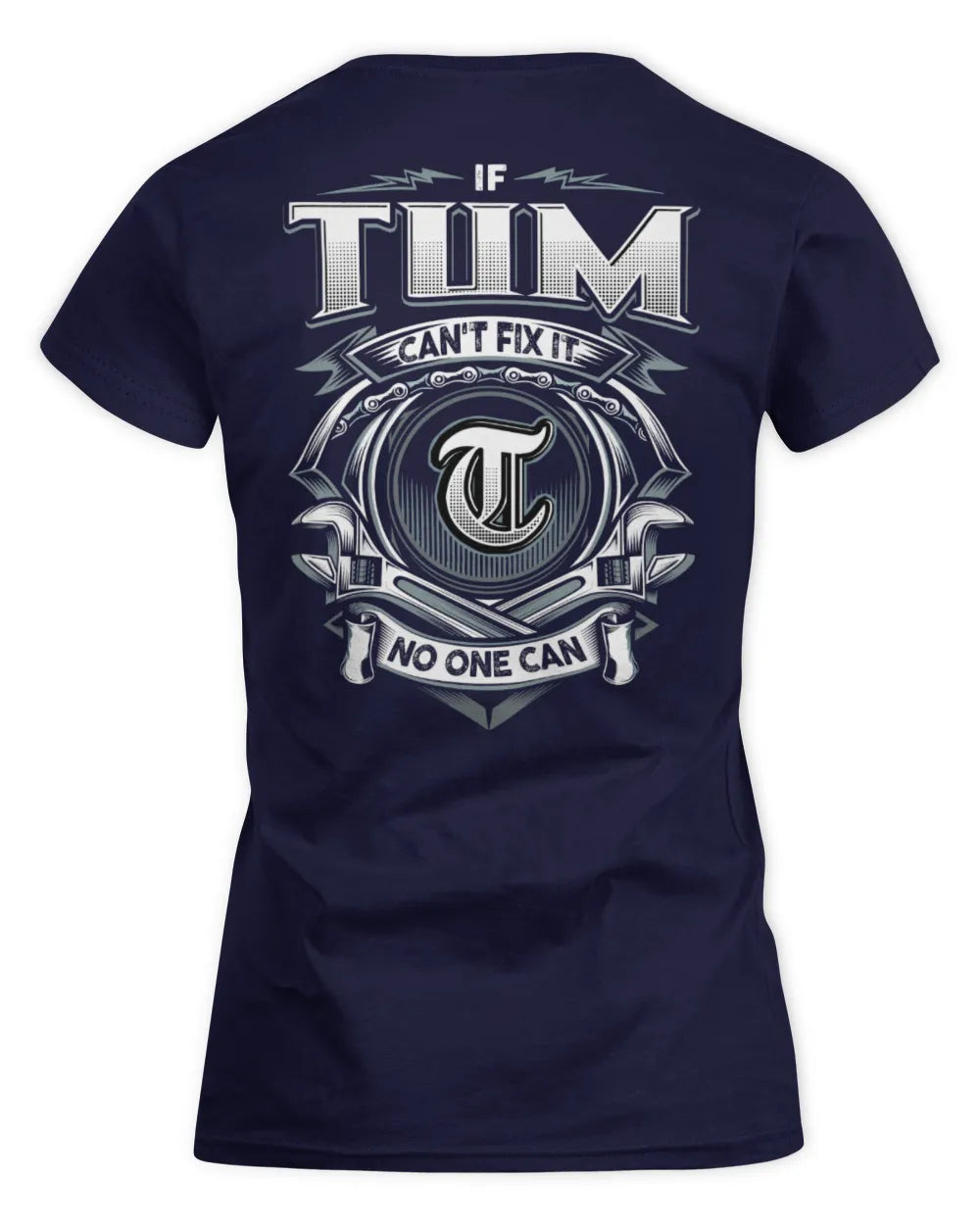 TUM AP81-K4-626 - Personalized Ahmed Quote Apparel “If Ahmed Can't Fix It, No One Can” - Women's Standard T-Shirt - Navy