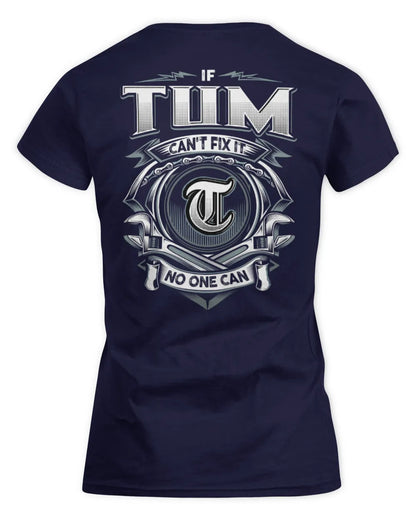 TUM AP81-K4-626 - Personalized Ahmed Quote Apparel “If Ahmed Can't Fix It, No One Can” - Women's Standard T-Shirt - Navy