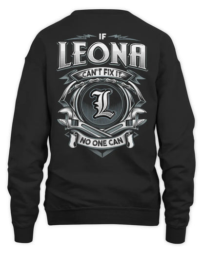 LEONA AP81-K4-626 - Personalized Ahmed Quote Apparel “If Ahmed Can't Fix It, No One Can” - Unisex Sweatshirt - Black