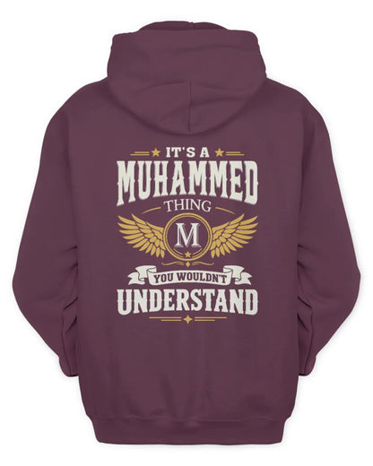 MUHAMMED KT06-M008 It’s a [NAME] Thing – You Wouldn’t Understand | Personalized Vintage T-Shirt - Unisex Hoodie - Maroon