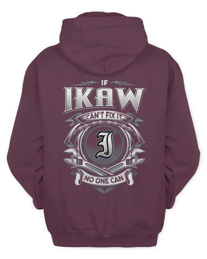 IKAW AP81-K4-626 - Personalized Ahmed Quote Apparel “If Ahmed Can't Fix It, No One Can” - Unisex Hoodie - Maroon