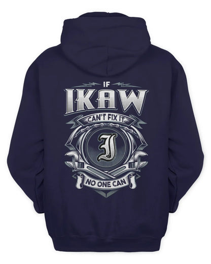 IKAW AP81-K4-626 - Personalized Ahmed Quote Apparel “If Ahmed Can't Fix It, No One Can” - Unisex Hoodie - Navy