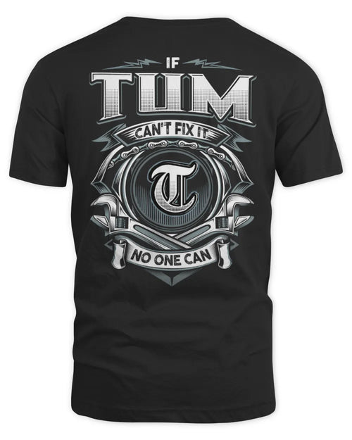 TUM AP81-K4-626 - Personalized Ahmed Quote Apparel “If Ahmed Can't Fix It, No One Can” - Unisex Standard T-Shirt - Black