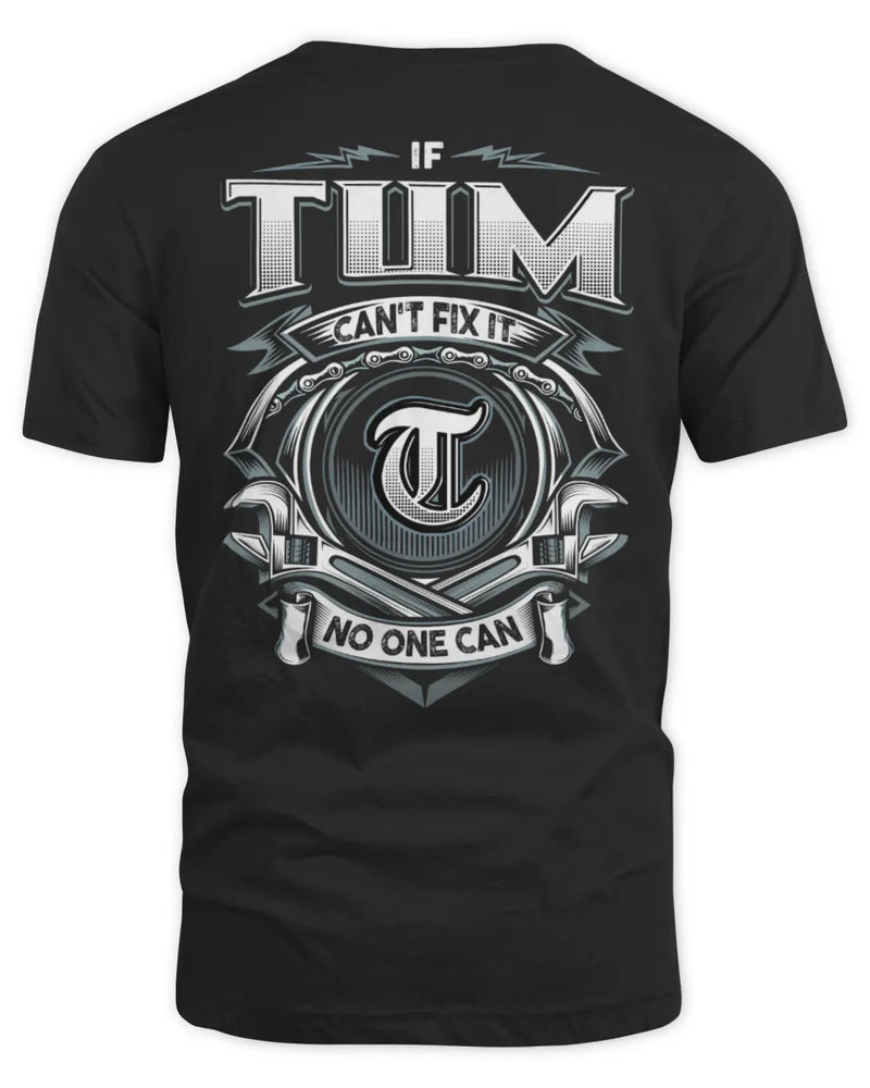TUM AP81-K4-626 - Personalized Ahmed Quote Apparel “If Ahmed Can't Fix It, No One Can” - Unisex Standard T-Shirt - Black