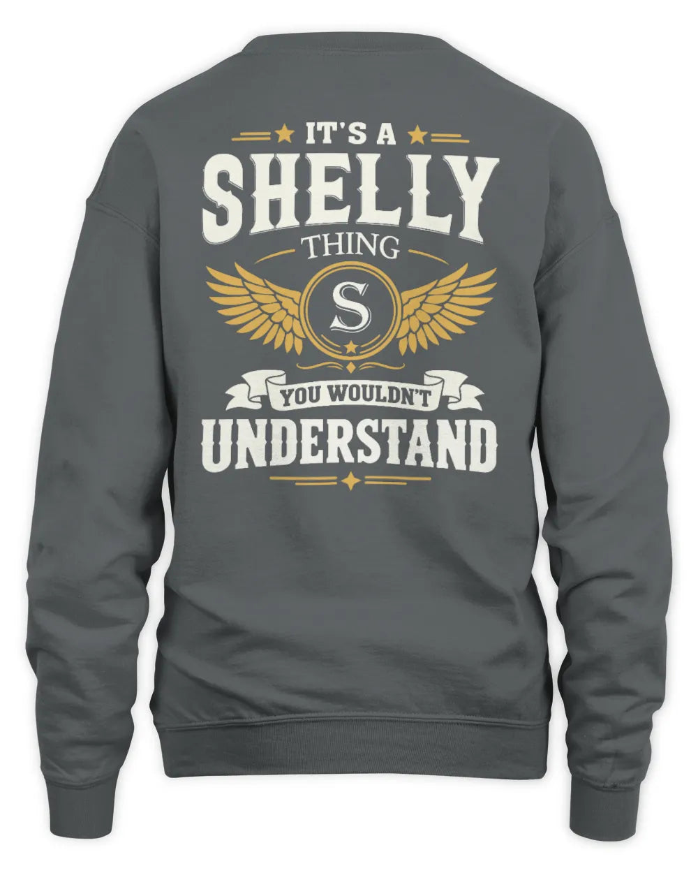 SHELLY KT06-M008 It’s a [NAME] Thing – You Wouldn’t Understand | Personalized Vintage T-Shirt - Unisex Sweatshirt - Charcoal