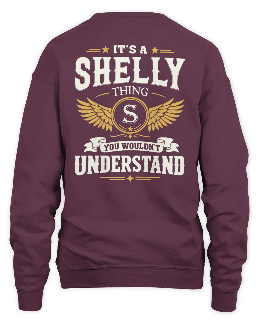 SHELLY KT06-M008 It’s a [NAME] Thing – You Wouldn’t Understand | Personalized Vintage T-Shirt - Unisex Sweatshirt - Maroon