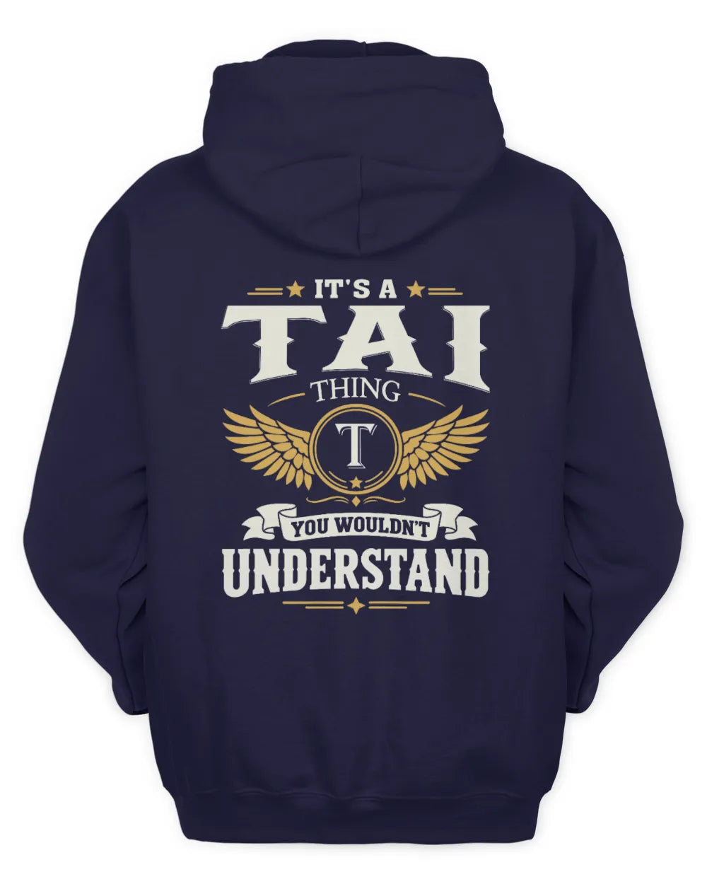 TAI KT06-M008 It’s a [NAME] Thing – You Wouldn’t Understand | Personalized Vintage T-Shirt - Unisex Hoodie - Navy