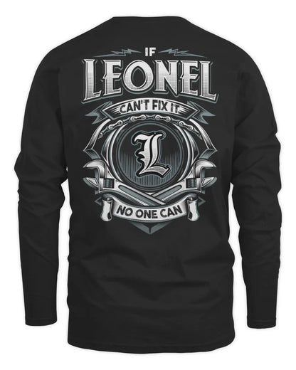 LEONEL AP81-K4-626 - Personalized Ahmed Quote Apparel “If Ahmed Can't Fix It, No One Can” - Men's Long Sleeved T-Shirt - Black