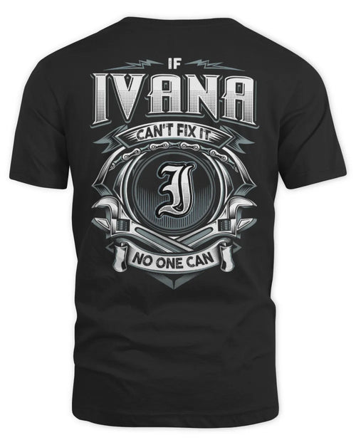 IVANA AP81-K4-626 - Personalized Ahmed Quote Apparel “If Ahmed Can't Fix It, No One Can” - Unisex Standard T-Shirt - Black