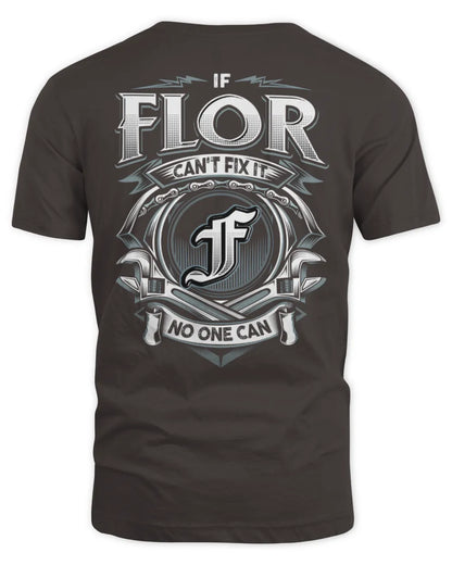 FLOR AP81-K4-626 - Personalized Ahmed Quote Apparel “If Ahmed Can't Fix It, No One Can” - Unisex Standard T-Shirt - Dark Chocolate