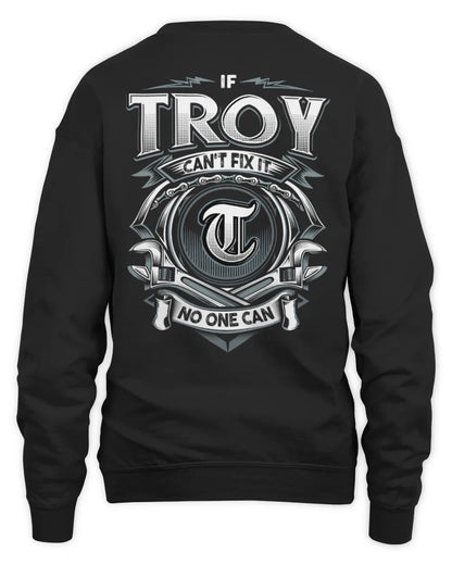 TROY AP81-K4-626 - Personalized Ahmed Quote Apparel “If Ahmed Can't Fix It, No One Can” - Unisex Sweatshirt - Black