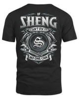SHENG AP81-K4-626 - Personalized Ahmed Quote Apparel “If Ahmed Can't Fix It, No One Can” - Unisex Standard T-Shirt - Black