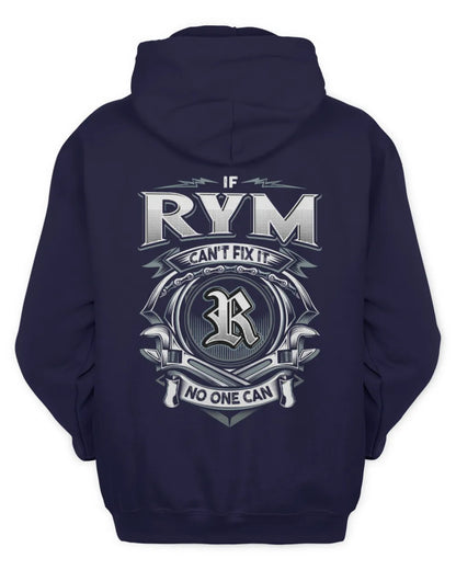 RYM AP81-K4-626 - Personalized Ahmed Quote Apparel “If Ahmed Can't Fix It, No One Can” - Unisex Hoodie - Navy